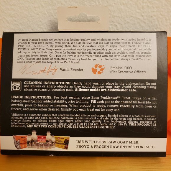 Boss Cat Silicone Treat Trays for Cats (2pk) - Picture 4 of 5